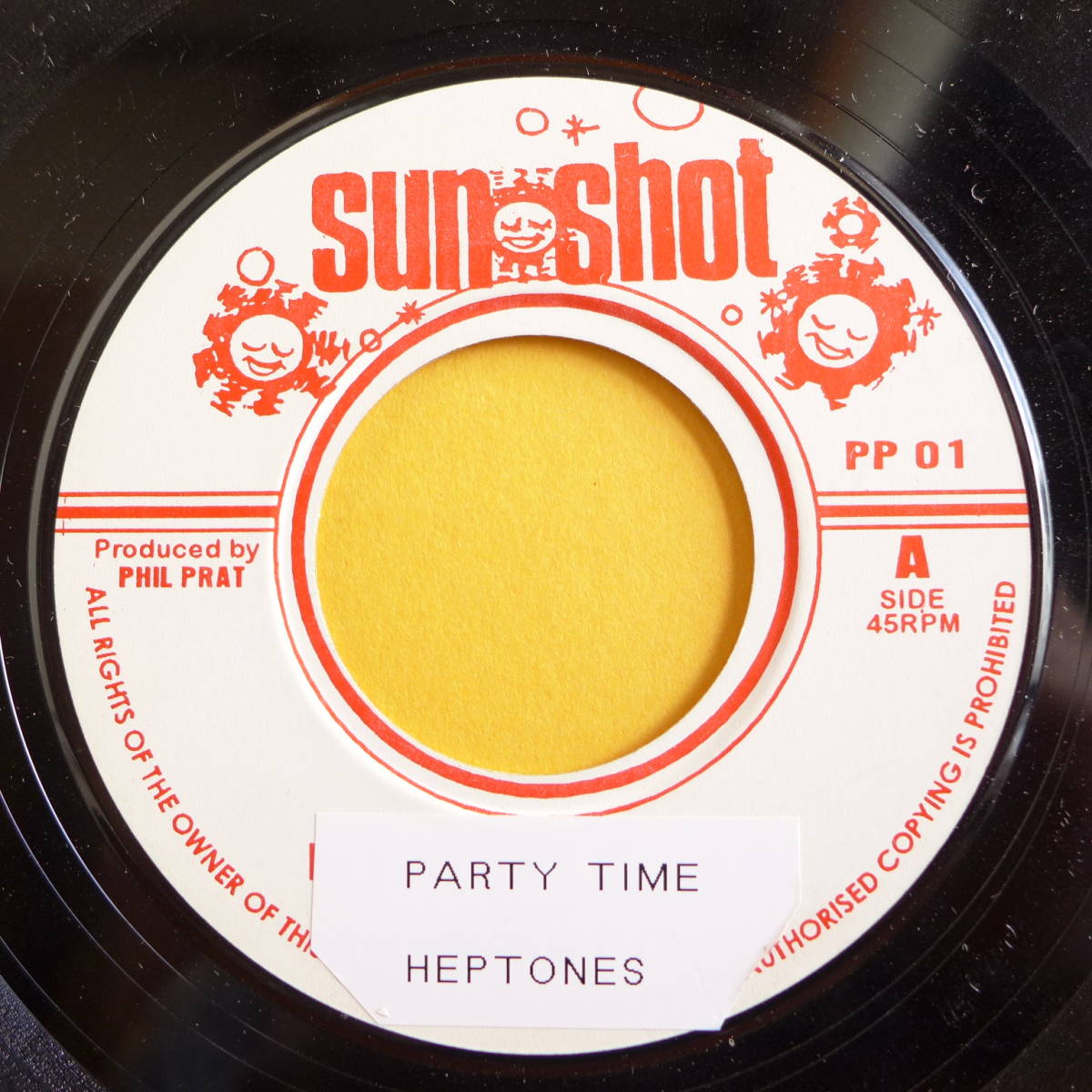 HEPTONES / PARTY TIME - BOBBY KALPHAT / ZION HILL [ SUNSHOT ] UK 7inch_画像1