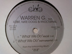 HipHop Warren G / What We Do 12インチです。_画像1