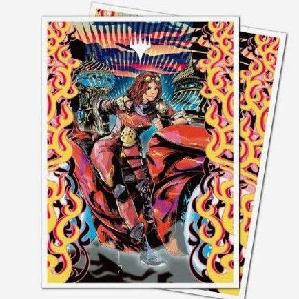 未使用】灯を追う者 チャンドラ プレイマット スリーブ デッキ 未使用】灯を追う者 チャンドラ プレイマット スリーブ デッキ
