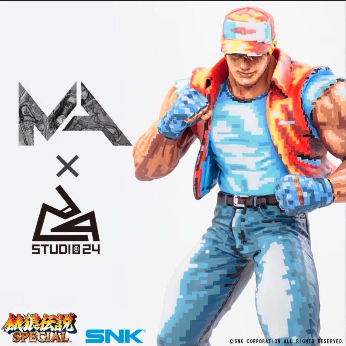 STUDIO24 MAマン テリーボカード 餓狼伝説 ドット絵色彩Ver STUDIO24 MAマン テリーボカード 餓狼伝説 ドット絵色彩Ver