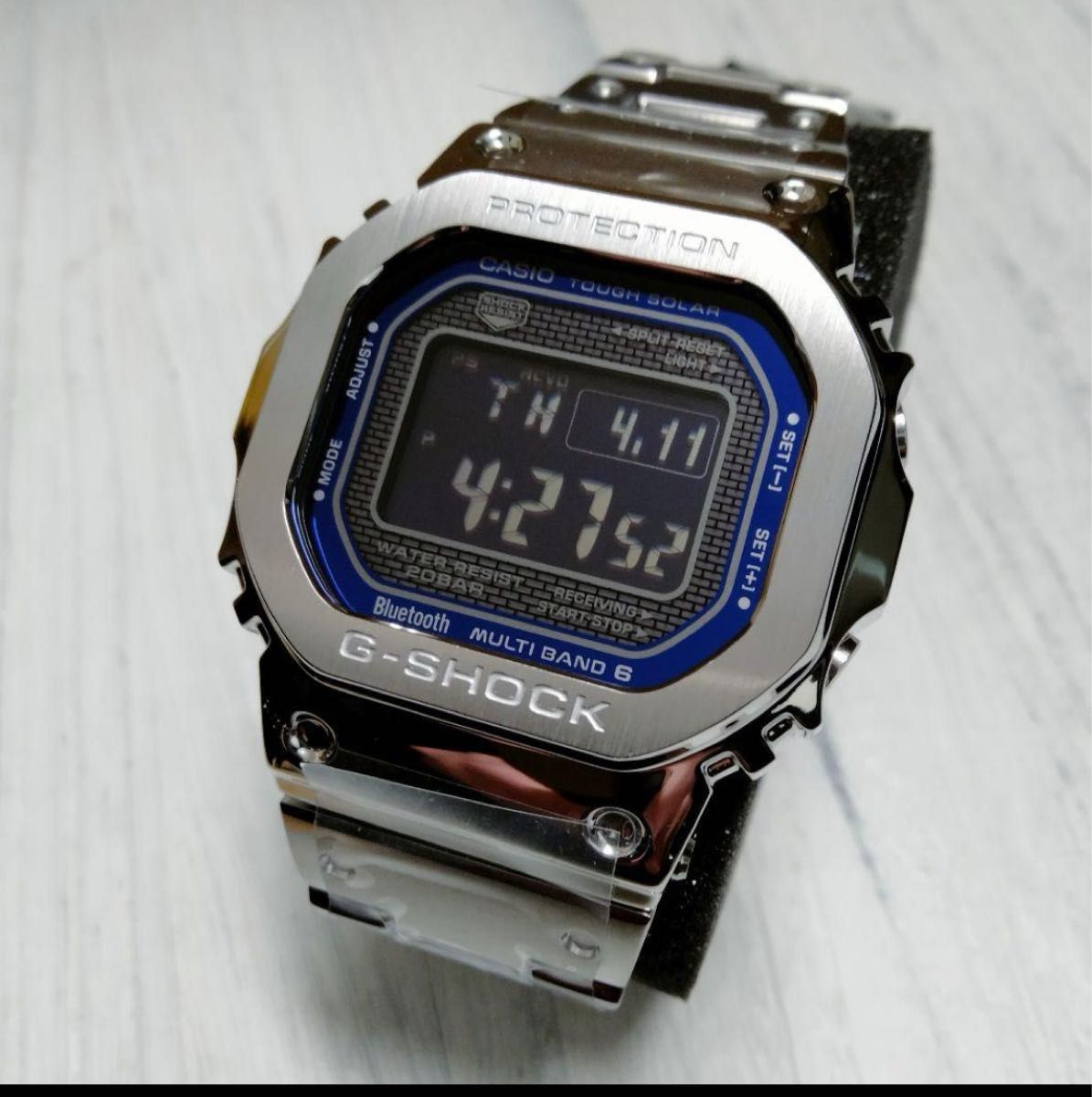 新品未使用 GMW-B5000D-3JF シルバーフルメタル メタリック 新品未使用 GMW-B5000D-3JF シルバーフルメタル メタリック