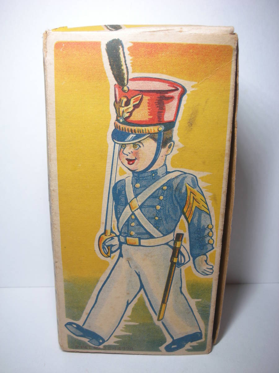 セルロイド ブリキ 大きな足の 士官候補生 CADET 人形 ゼンマイ セルロイド ブリキ 大きな足の 士官候補生 CADET 人形 ゼンマイ
