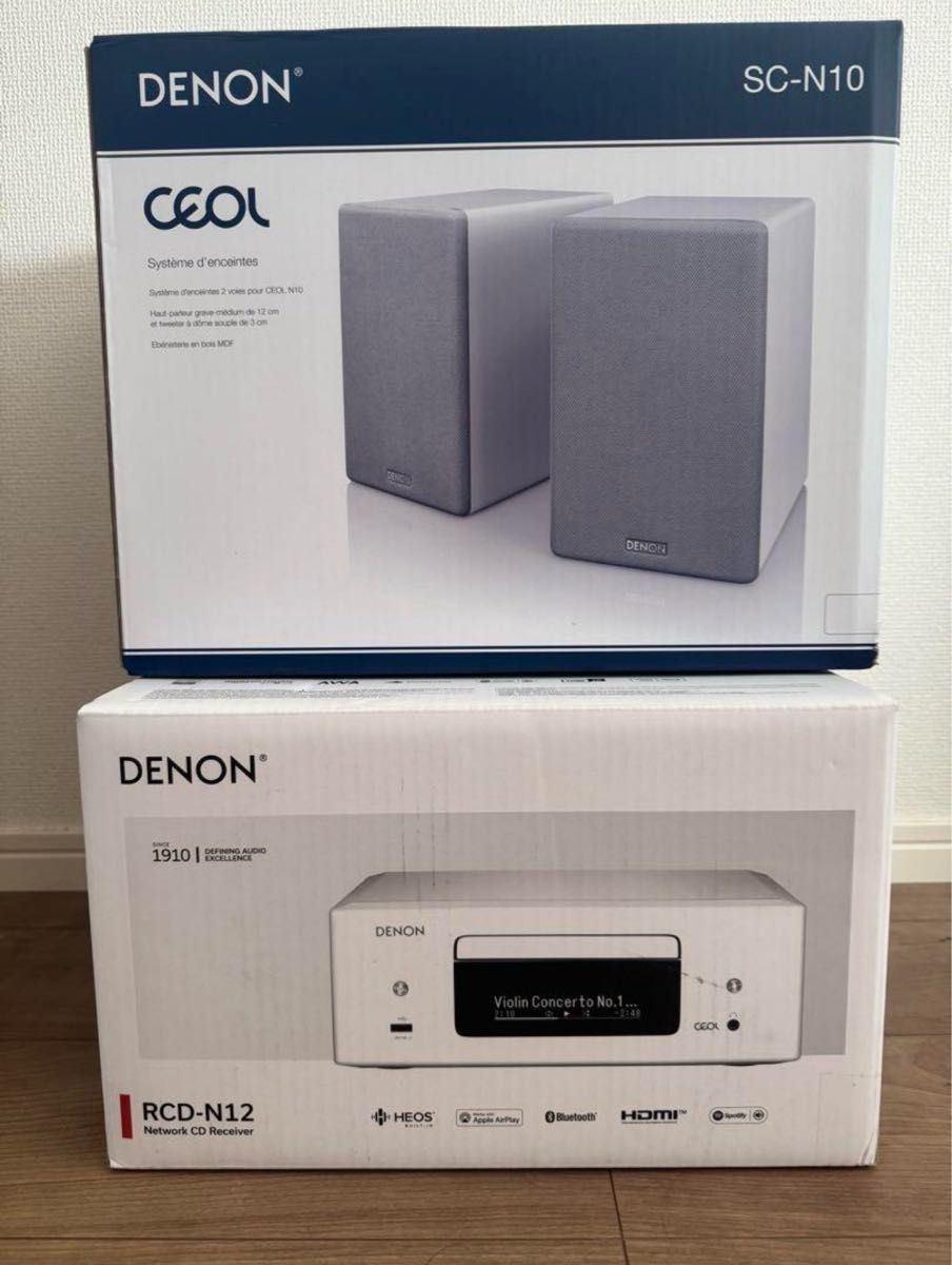 【新品未開封】DENON SC-N10 & RCD-N12 セット 未使用】DENON RCD-N12 & SC-N10 セット|Yahoo!フリマ(旧