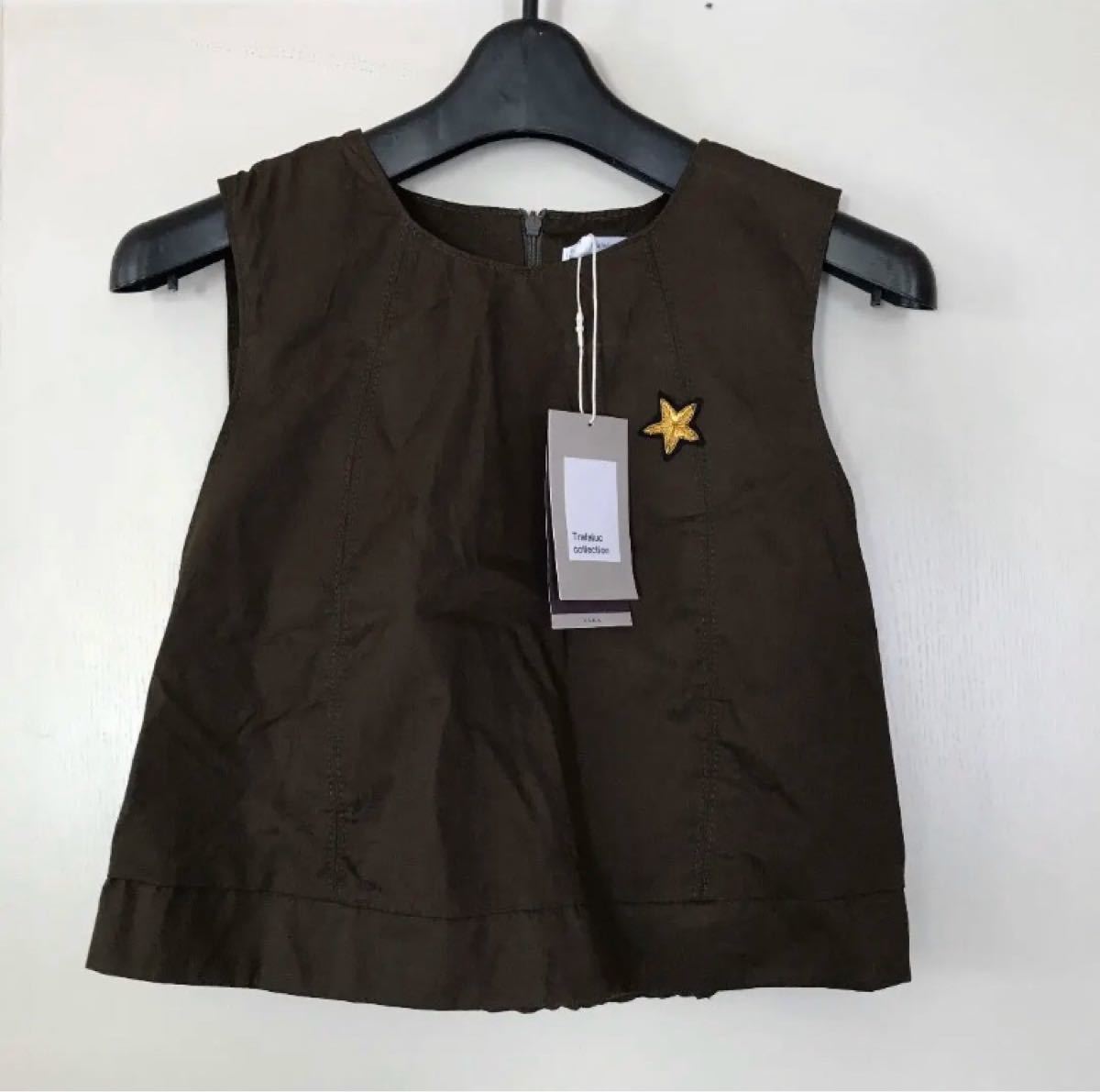 ZARA trafaluc  新品 未使用 カーキ トップス