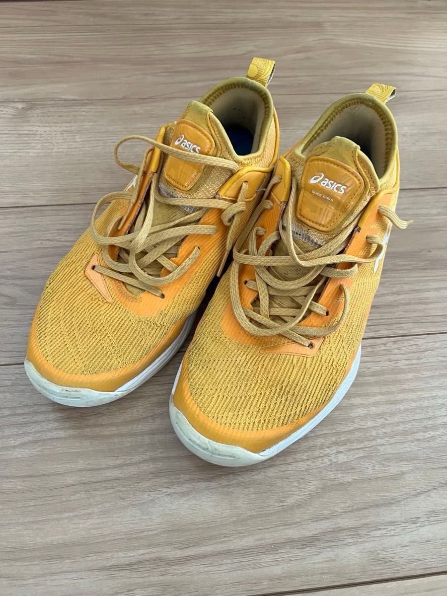 asics グライドノヴァff2 タイガーイエロー 25.5cm