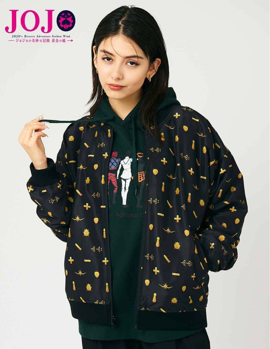 XL ジョジョの奇妙な冒険 リバーシブルブルゾン グラニフ 荒木 XL ジョジョの奇妙な冒険 リバーシブルブルゾン グラニフ 荒木