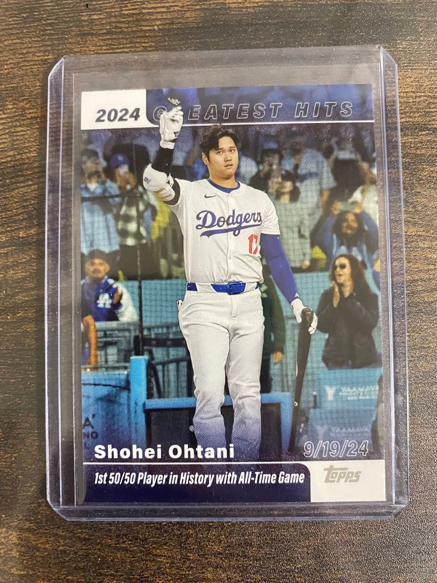 最新】2025 topps series 1 大谷翔平 Greatest Hit 50/50後 最新】2025 topps series 1 大谷翔平 Greatest Hit 50/50後