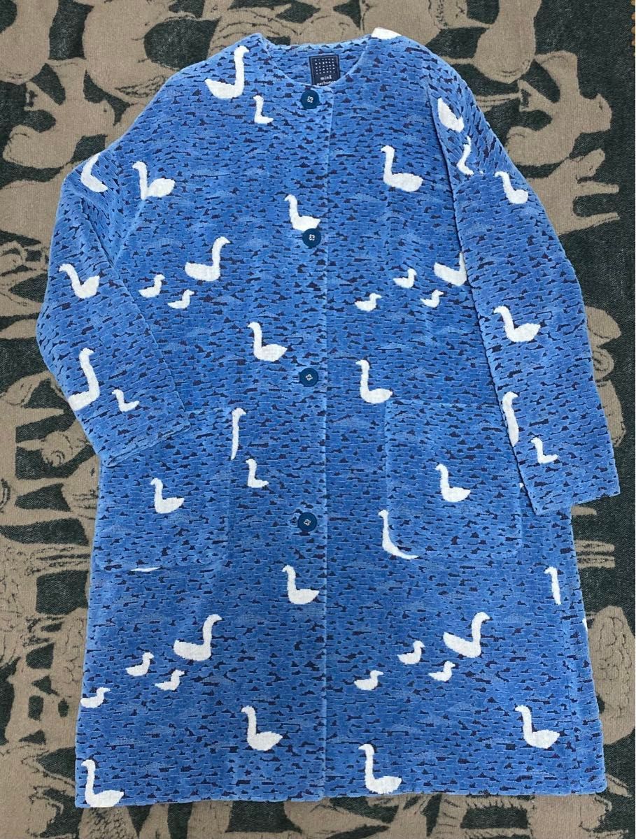 mina perhonen ミナペルホネン winter lake ノーカラーコート 38 mina perhonen ミナペルホネン winter lake ノーカラーコート 38