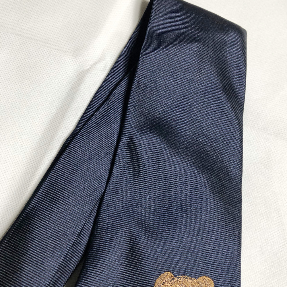  rare! 90 period POLO RALPH LAUREN BEAR Polo Bear GOLF Golf TIE necktie SILK silk MADE IN USA America made dead NAVY navy bear 