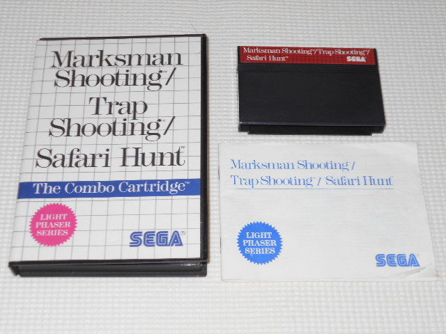 Master System☆MARKSMAN SHOOTING TRAP SHOOTING SAFARI HUNT Master System☆MARKSMAN SHOOTING TRAP SHOOTING SAFARI HUNT