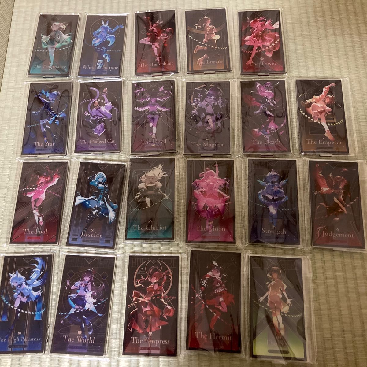 hololive タロットカードデザイン アクリルスタンド コンプリートセット