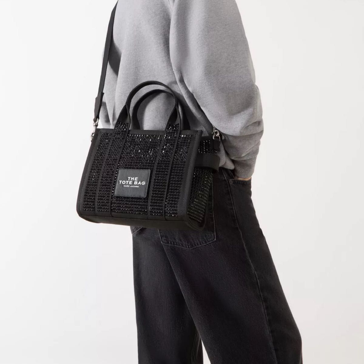 新品】マークジェイコブス ザ クリスタル スモール トート 新品】マークジェイコブス ザ クリスタル スモール トート