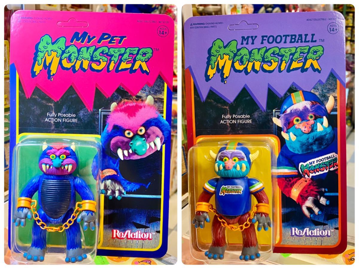 マイペットモンスター マイフットボールモンスター リアクションフィギュア MY PET MONSTER MY FOOTBALL MONSTER ReAction Figures super7_画像1