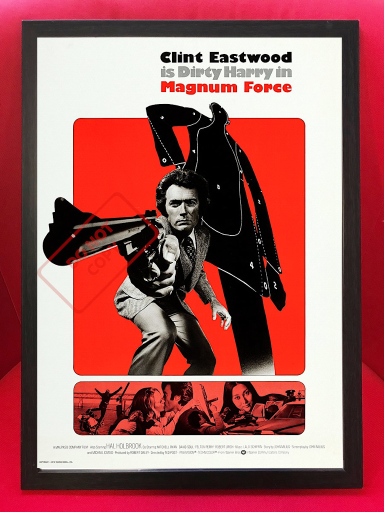 ヤフオク ポスター ダーティハリー2 Magnum Force 1