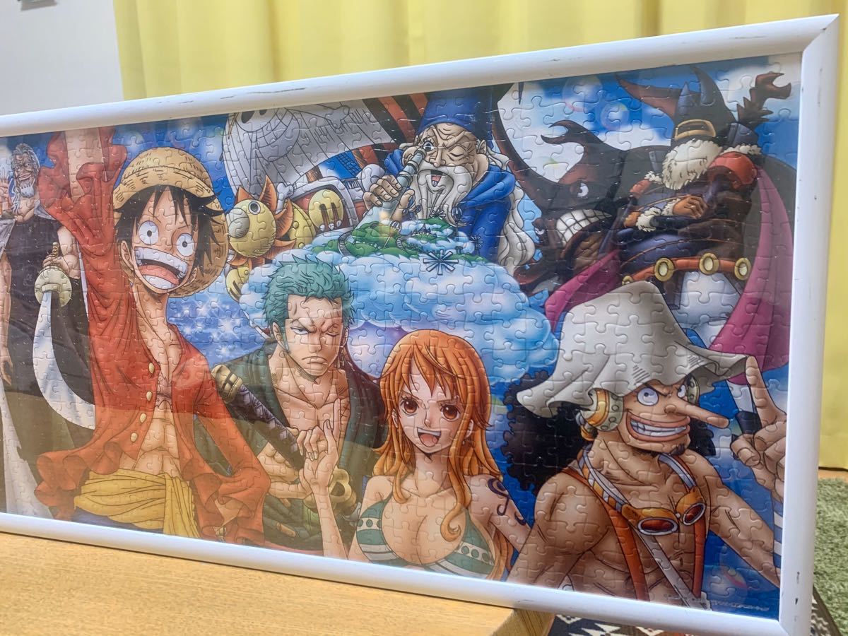 Paypayフリマ ワンピースパズル 完成品 One Piece 1000ピース フレーム付