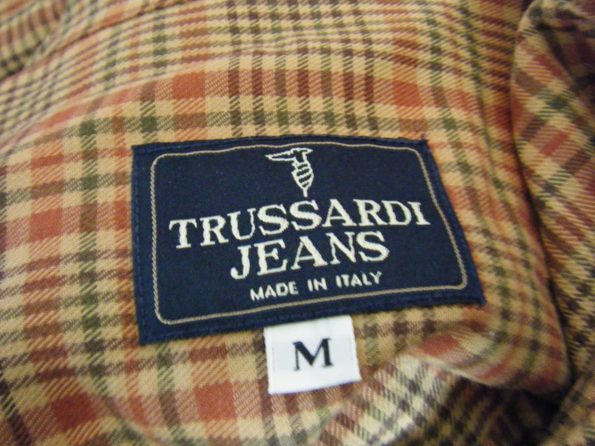 イタリア製 トラサルディ TRUSSARDI シャツ 長袖 メンズ M カットソー メ7345_画像4