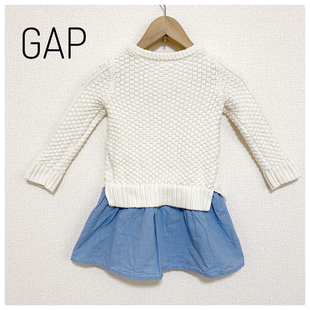 Paypayフリマ Baby Gap ベビーギャップ ニットワンピース 2歳 ニット セーター