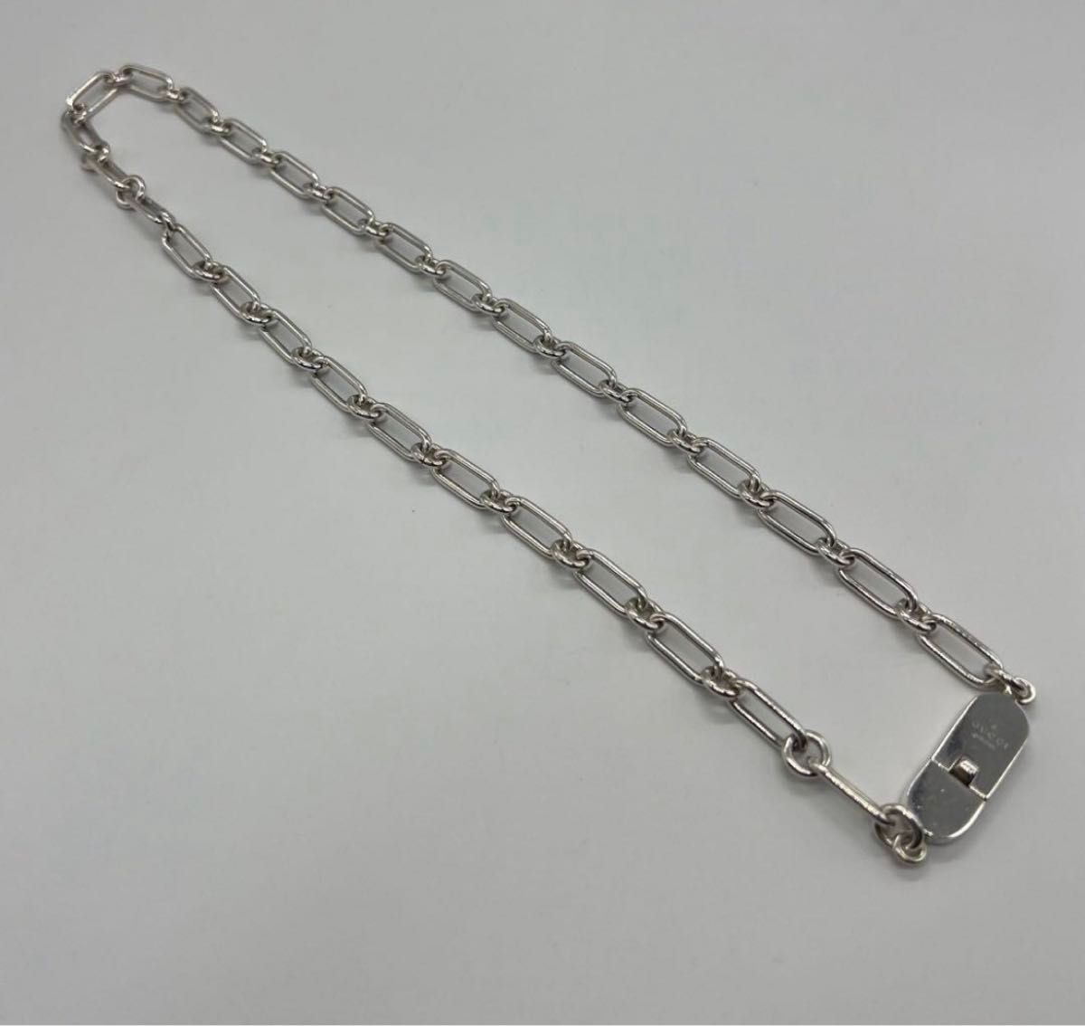 グッチ GUCCI オーバルリンクチェーン ネックレス 54cm トム グッチ GUCCI オーバルリンクチェーン ネックレス 54cm トム