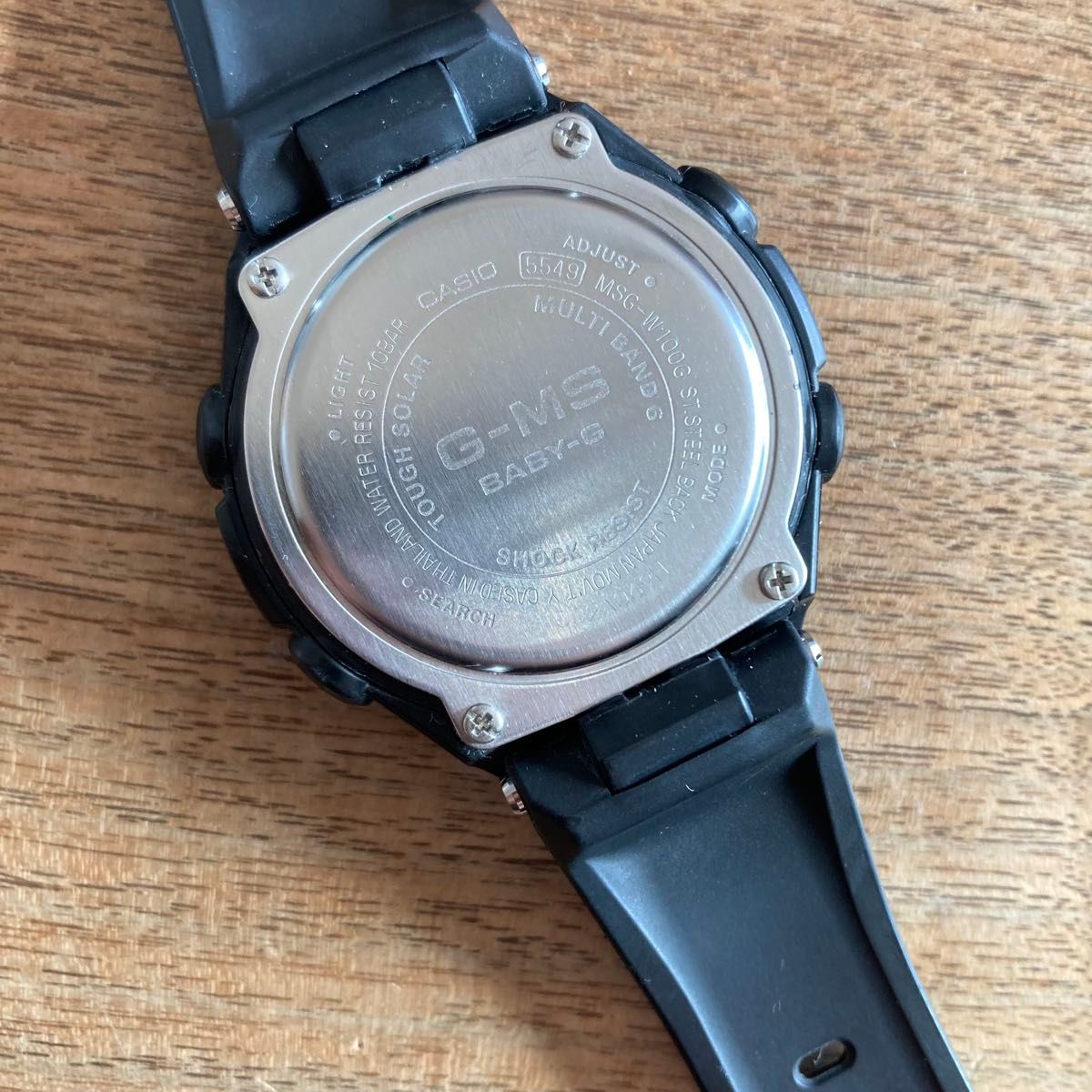 CASIO Baby-g g-ms 電波ソーラー ブラック 黒 アナデジ 稼動品 CASIO Baby-g g-ms 電波ソーラー ブラック 黒 アナデジ 稼動品