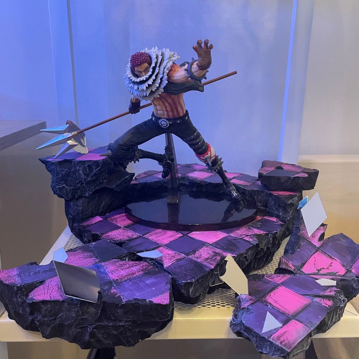 BWFC サンジ & シャーロット・カタクリ フィギュアセット ONE PIECE BWFC シャーロット・カタクリ フィギュア用ジオラマ