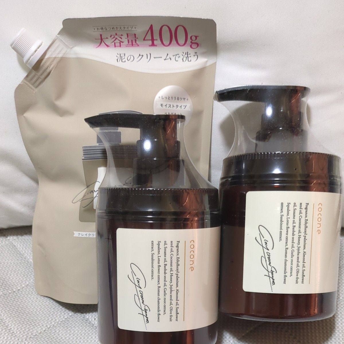 cleos シャンプー＆トリートメント 詰め替えセット Cleo's Beaute / クレオズボーテ エクストラモイストシャンプー