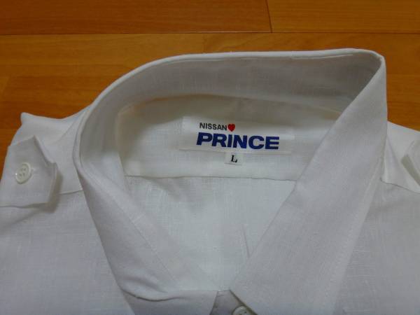 ** очень редкий : Nissan Prince короткий рукав белый рубашка (L) не использовался новый товар **