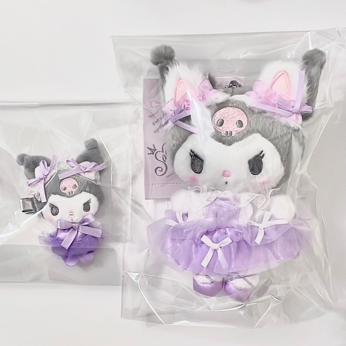 サンリオ 白猫バレリーナ ヘアクリップ キーホルダー マスコット サンリオ 白猫バレリーナ ヘアクリップ キーホルダー マスコット