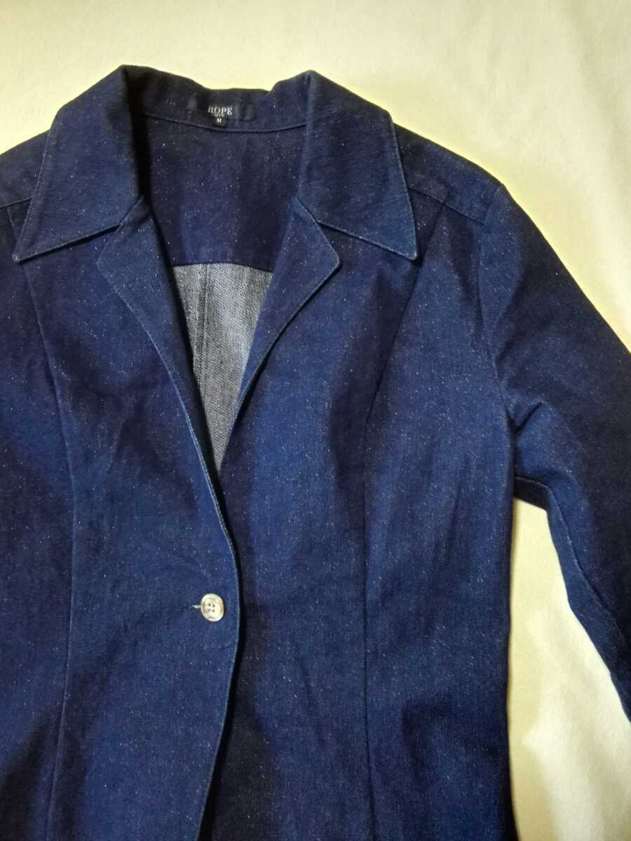 ROPE lady's Denim tailored jacket 