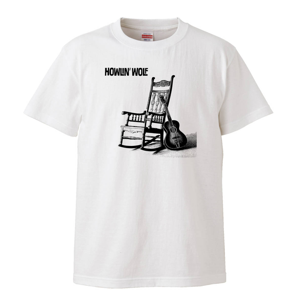 【XSサイズ 白Tシャツ】Howlin' Wolf ハウリンウルフ BLUES R&B CHESS ブルース レコード CD LP 甲本ヒロト クロマニヨンズ ハイロウズの画像1