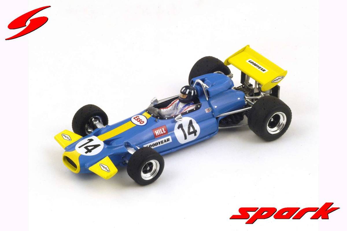 定番の冬ギフト ■スパークモデル 南アフリカGP G.ヒル #14 ブラバムBT33 1971 1/43 レーシングカー