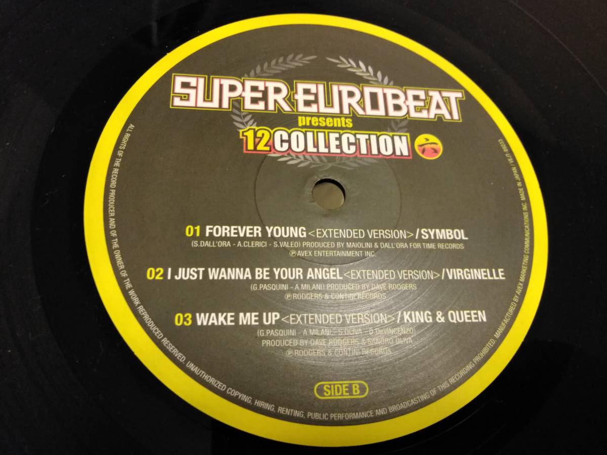 ◎SUPER EUROBEAT presents 12COLLECTION VOL.2 アナログ 4枚組