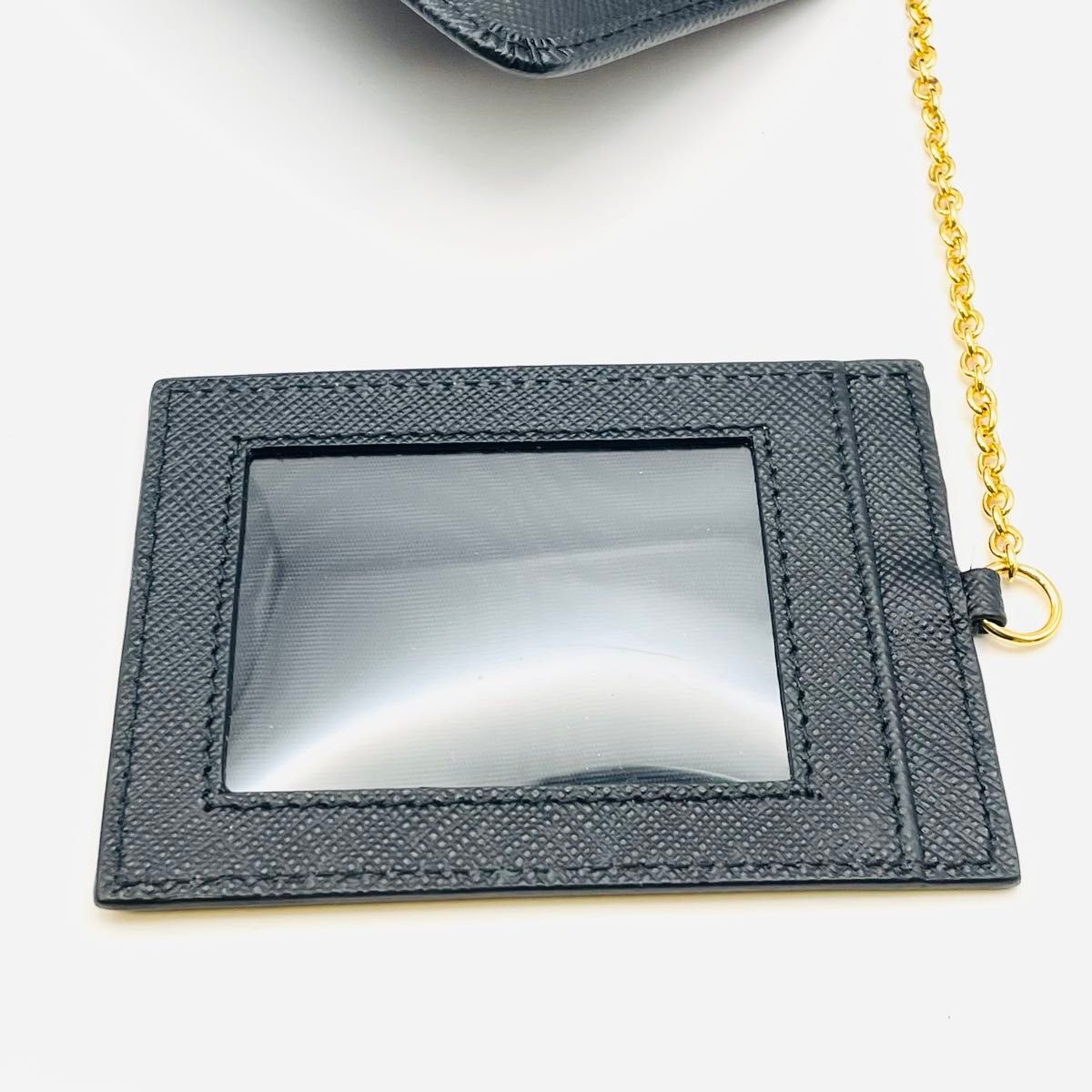 美品 PRADA プラダ サフィアーノ フラップ リボン長財布 ブルー 箱付 美品 PRADA プラダ サフィアーノレザー リボン 長財布 ブラック