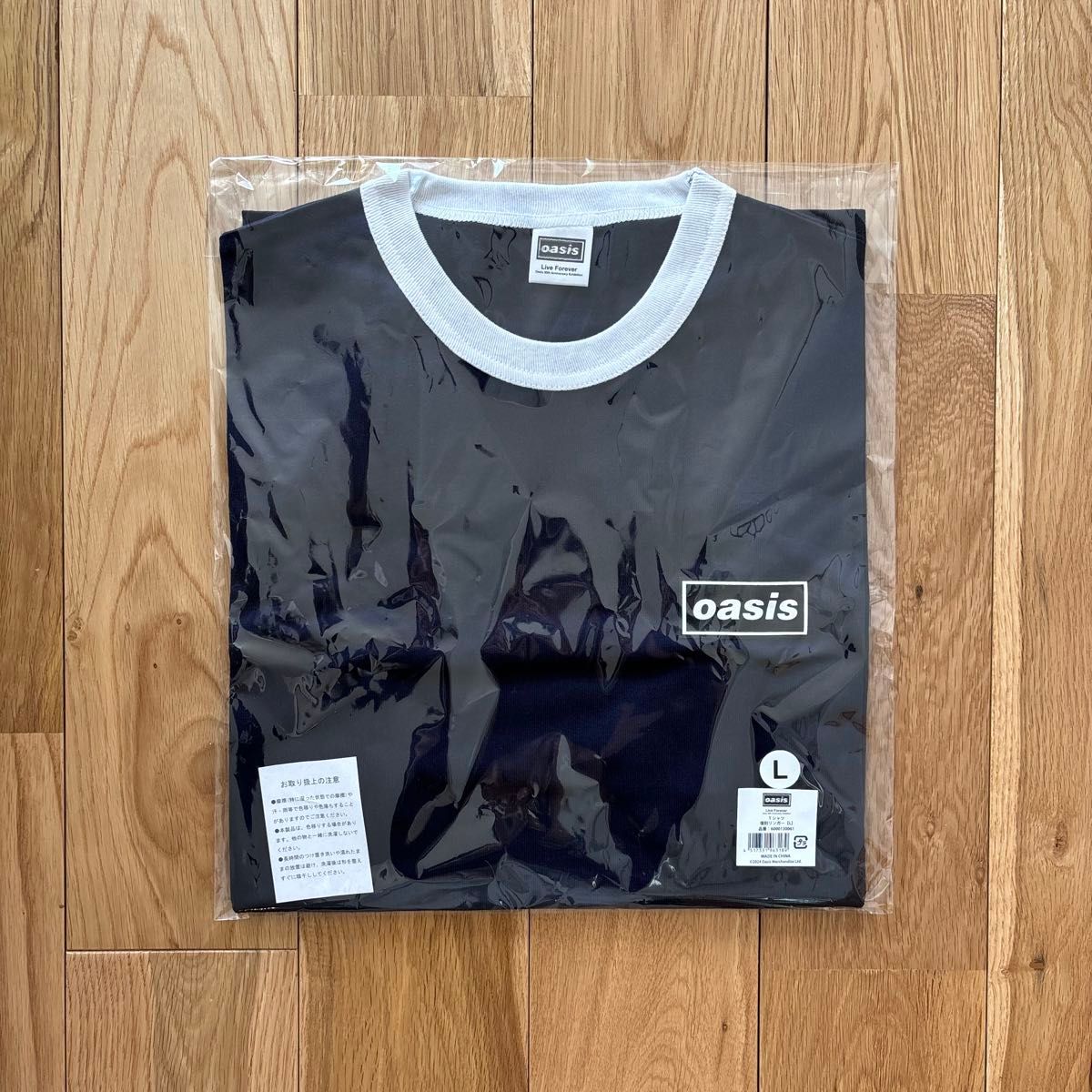oasis オアシス 30周年特別展 復刻リンガー Tシャツ Lサイズ oasis オアシス 30周年特別展 復刻リンガー Tシャツ Lサイズ