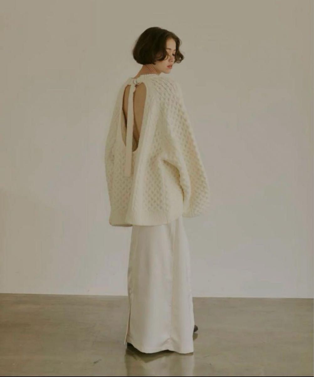 最終値下げnotre emor back open volume knit|Yahoo!フリマ(旧 最終値下げnotre emor back open volume knit|Yahoo!フリマ(旧