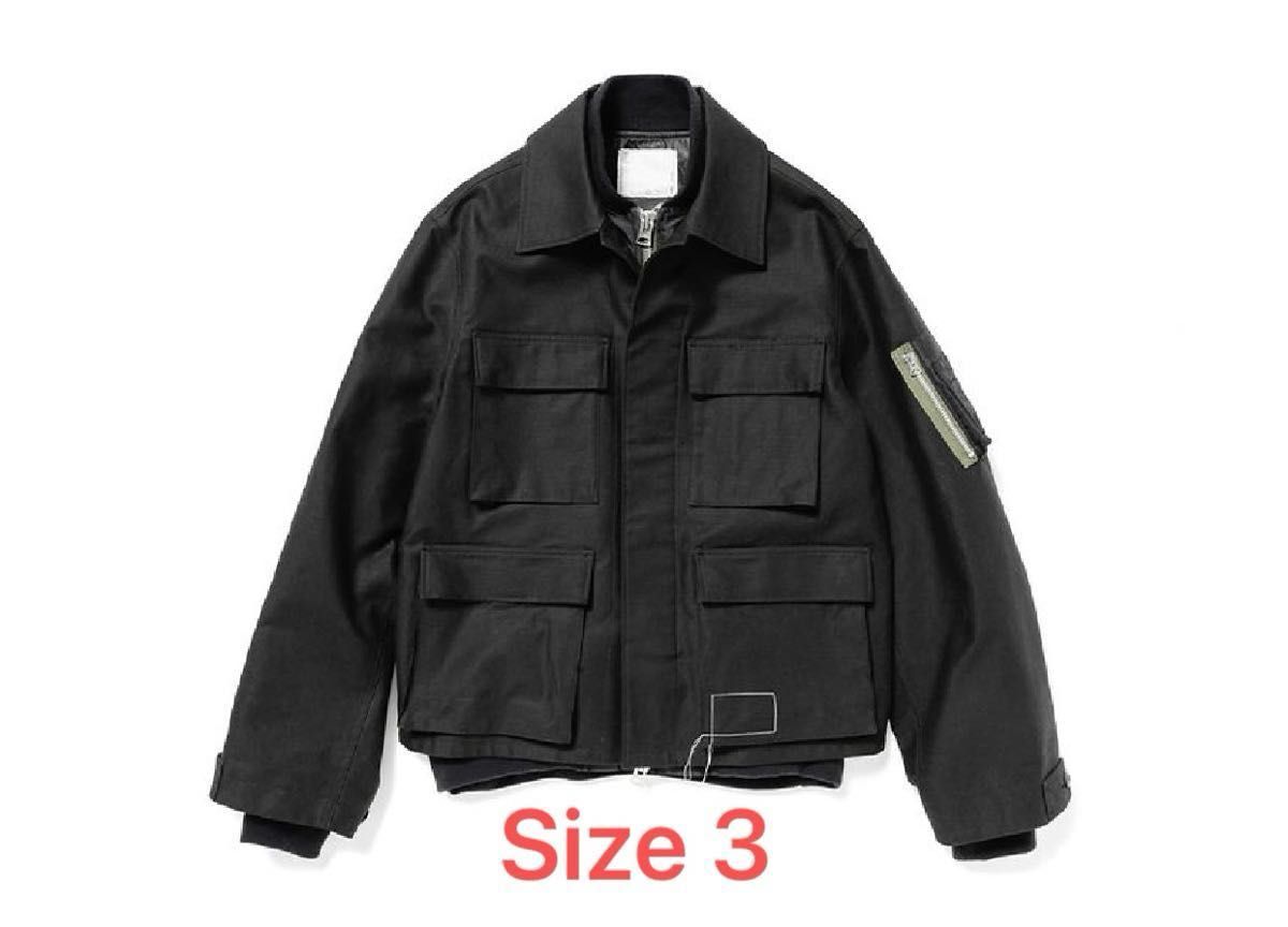 WTAPS x sacai Cotton Back Satin Jacket 02 / Jacket WTAPS x sacai Cotton Back Satin Jacket 02 / Jacket