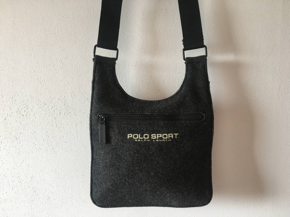 美品◎90s RALPH LAUREN/PORO SPORT ポロスポーツ ショルダーバッグ