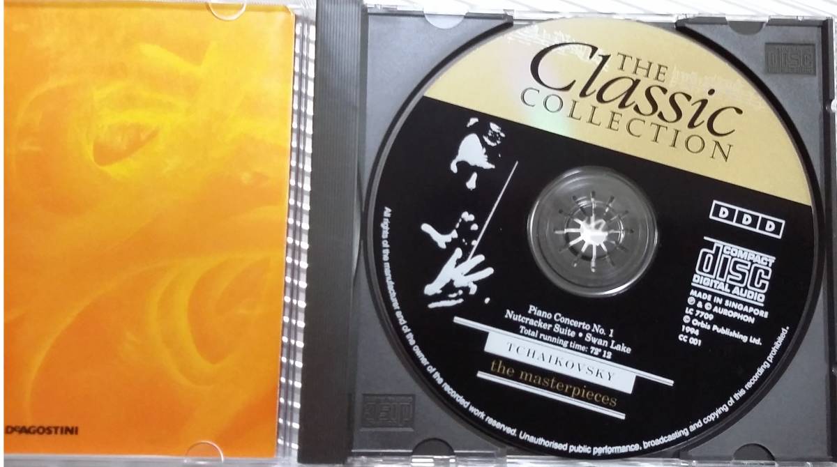 くるみ割人形 白鳥の湖 チャイコフスキー/THE Classic COLLECTION その名曲の数々 ピアノ協奏曲 第1番 CD　　送料無料_画像2