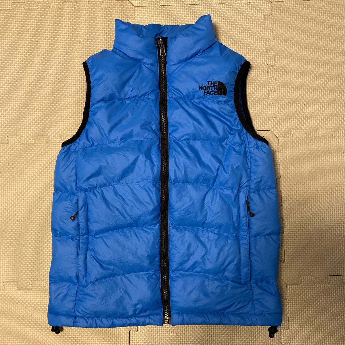 【美品】ノースフェイス アコンカグア ダウンベスト ブルー L 美品】ノースフェイス アコンカグアダウンベスト ブルー 140