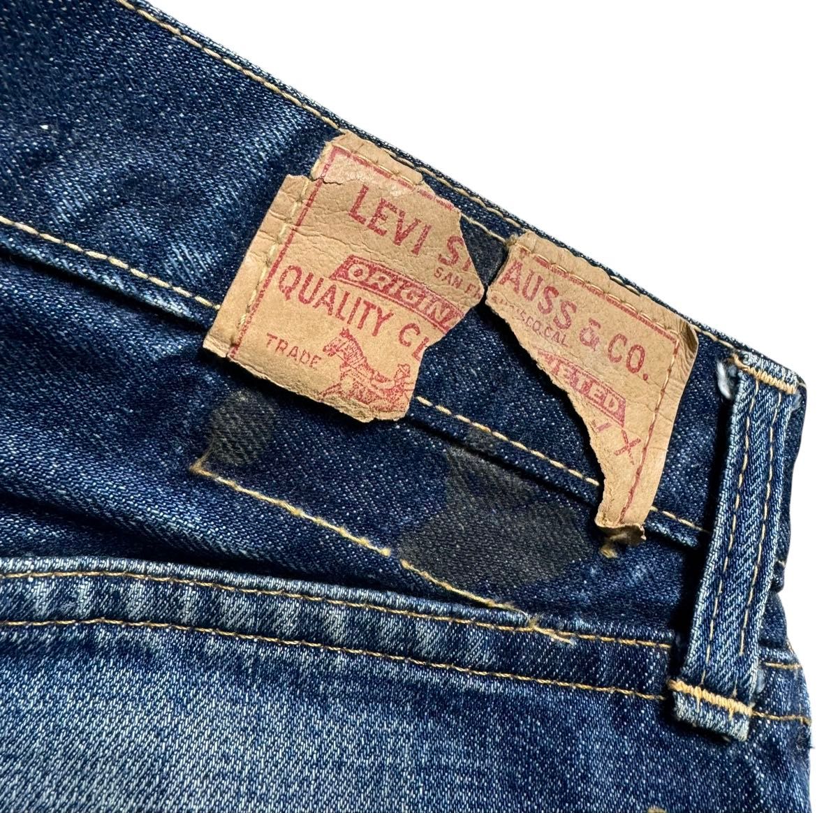 ビンテージ 70s LEVIS リーバイス 505 66前期 Big E オリジナル デニムパンツ 実寸 80㎝