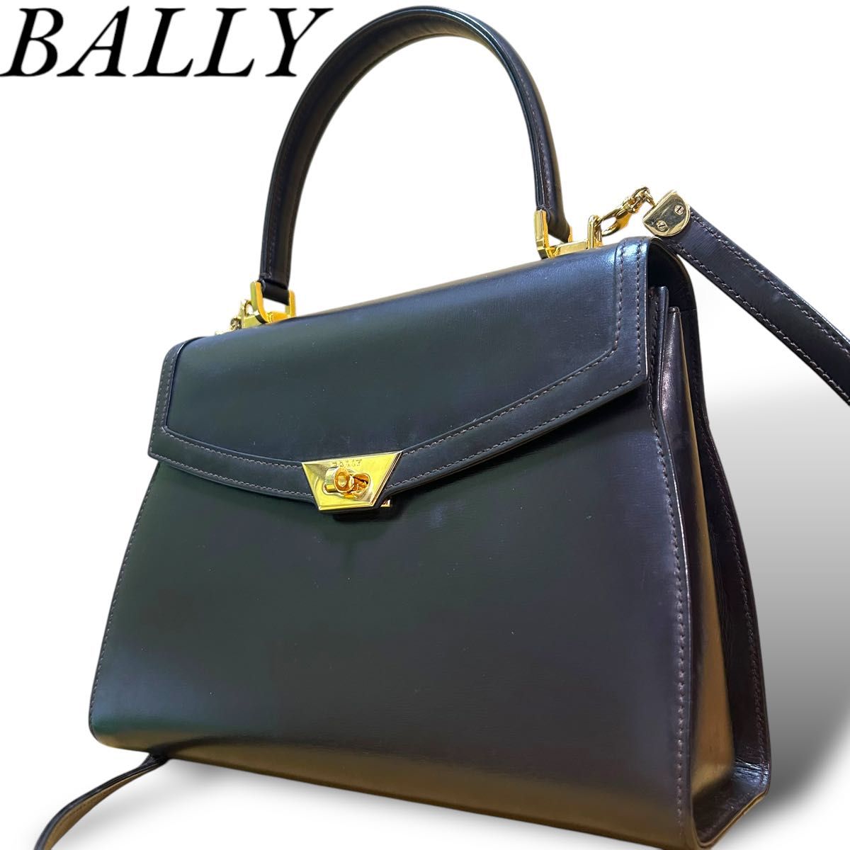 美品 BALLY バリー ショルダーバッグ ハンドバッグ 2way 肩掛け 美品 BALLY バリー ショルダーバッグ ハンドバッグ 2way 肩掛け