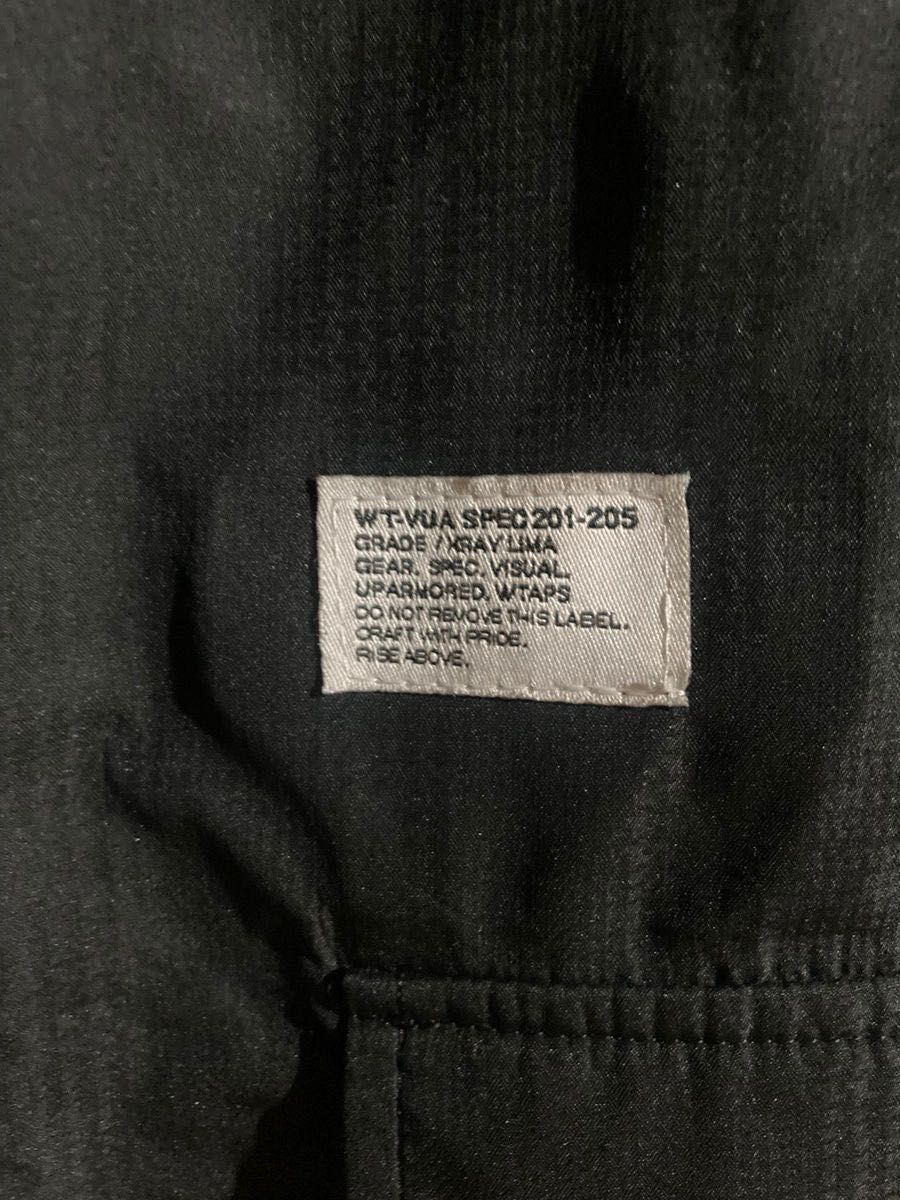 wtaps マウンテンパーカー ブラック 黒ストライプ XL ダブル wtaps マウンテンパーカー ブラック 黒ストライプ XL ダブル