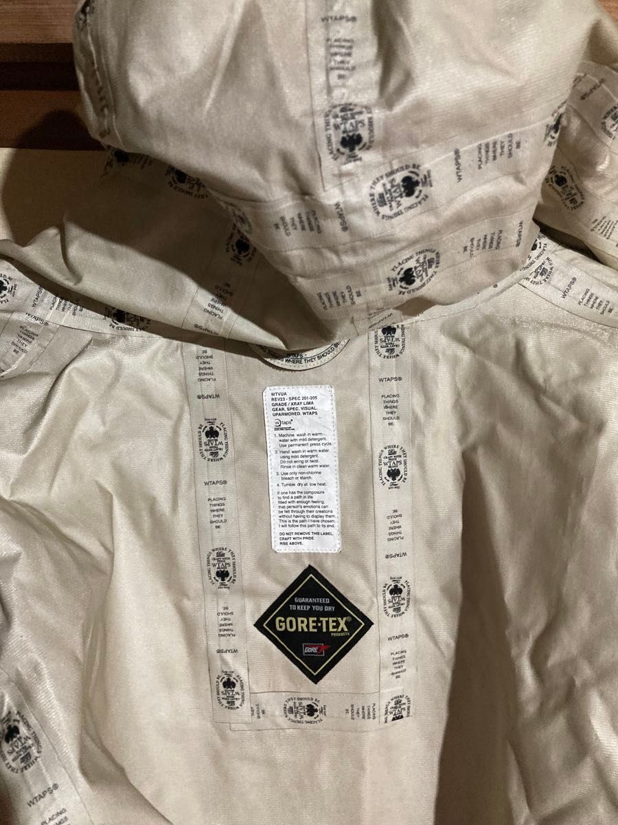 wtaps マウンテンパーカー ブラック 黒ストライプ XL ダブル wtaps マウンテンパーカー ブラック 黒ストライプ XL ダブル
