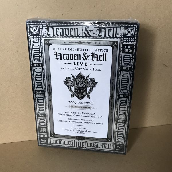 新品未開封DVD 輸入盤 Heaven & Hell Live from Radio City Music Hall 2007 ロック リージョン1 注意の画像1