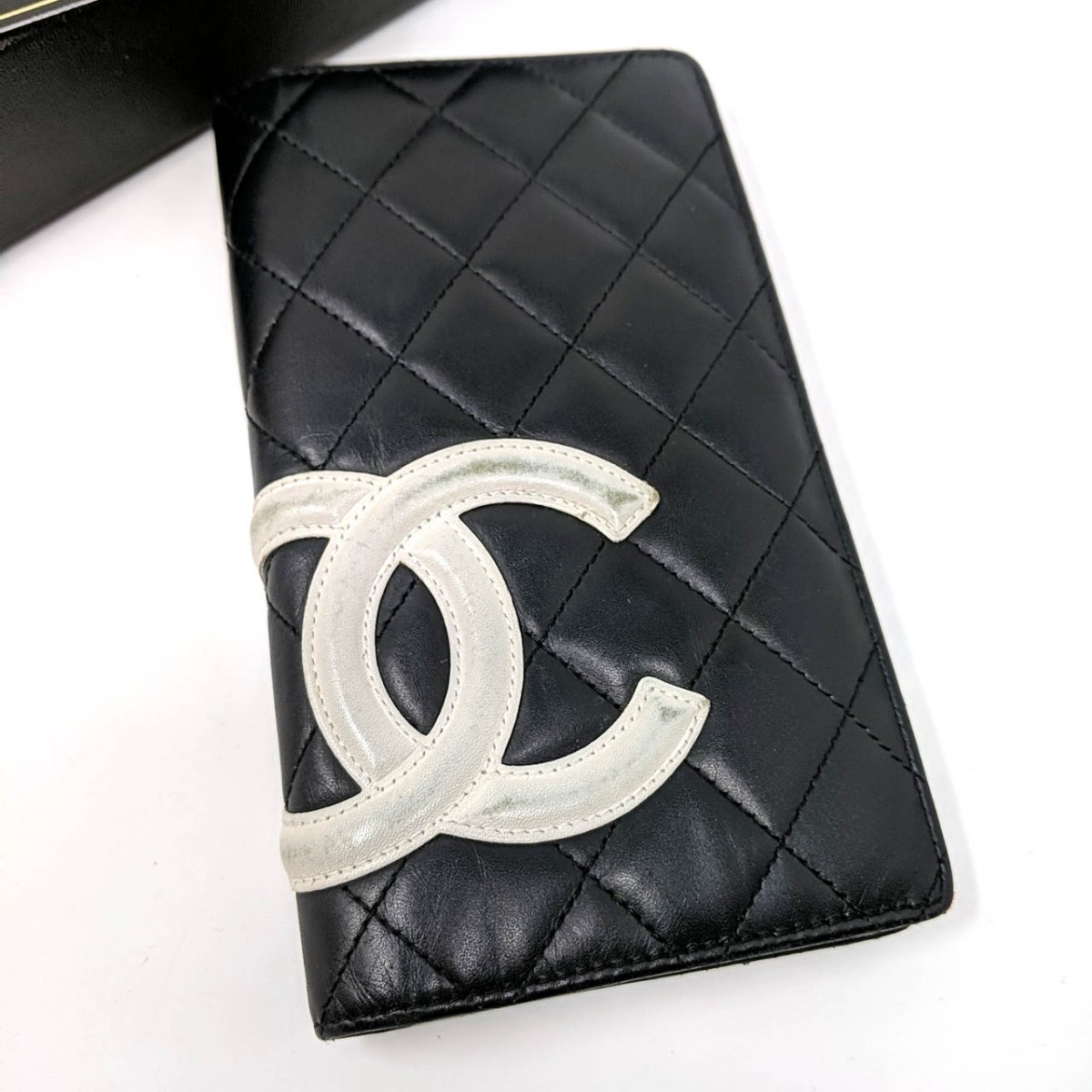 正規CHANELカンボンライン長財布《ブラック》 www.obgynegy.com