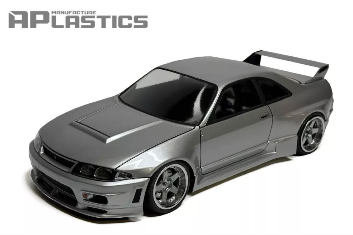☆1/10 R33 スカイライン GT-R ポリカーボネート 未塗装品☆ APlastics製 1/10 日産 R33 スカイライン GT-R ポリカーボネート