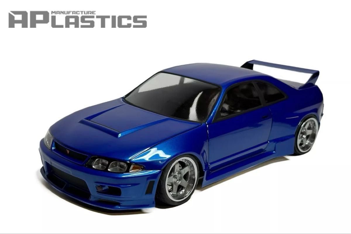 ☆1/10 R33 スカイライン GT-R ポリカーボネート 未塗装品☆ APlastics製 1/10 日産 R33 スカイライン GT-R ポリカーボネート