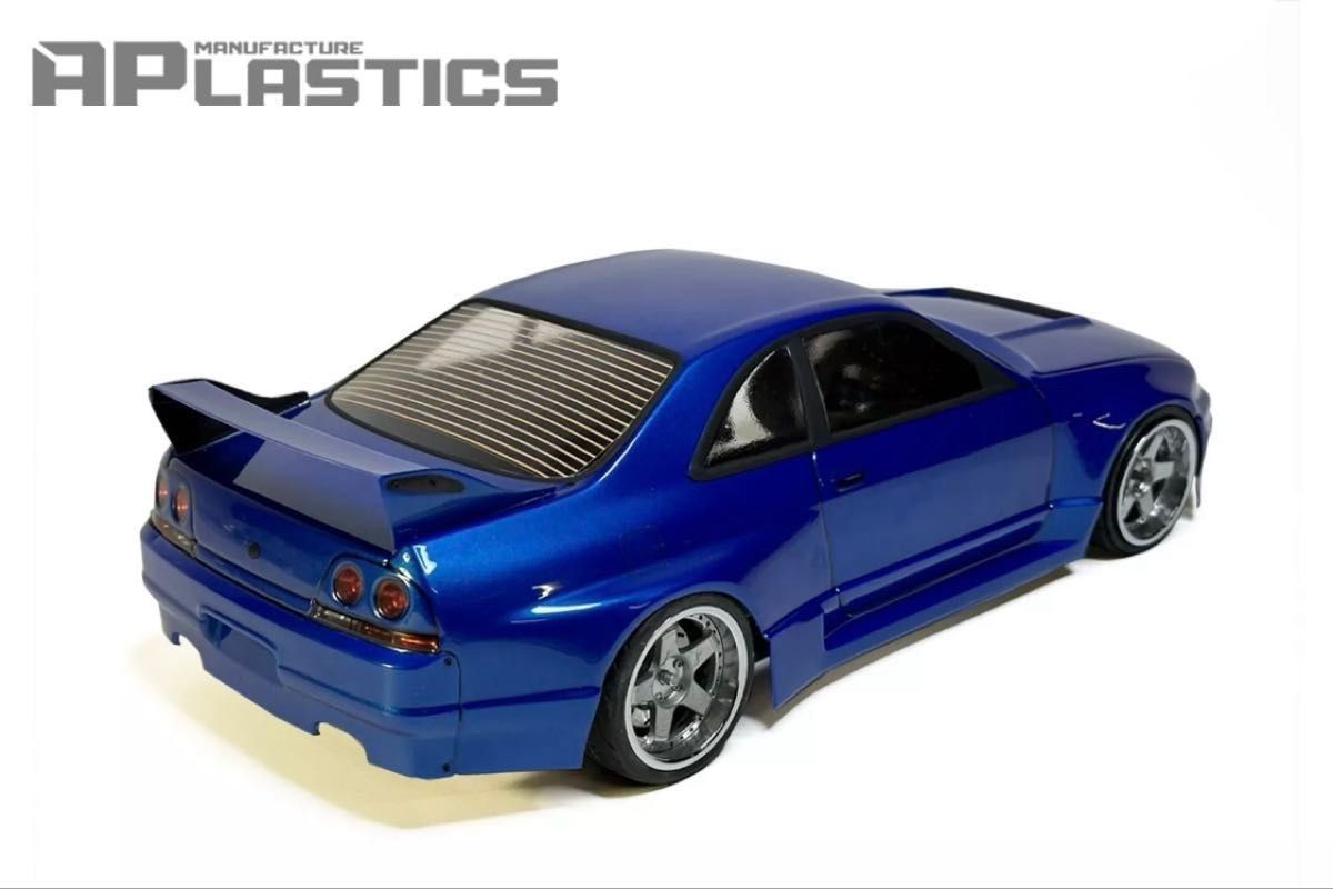☆1/10 R33 スカイライン GT-R ポリカーボネート 未塗装品☆ APlastics製 1/10 日産 R33 スカイライン GT-R ポリカーボネート