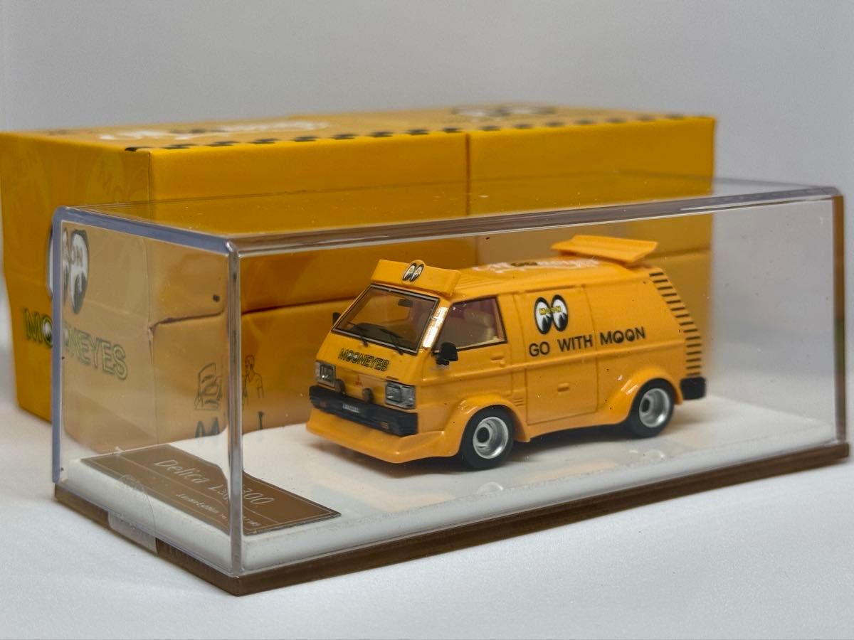 ☆149台限定☆MJモデル 1/64 三菱 デリカ ムーンアイズカラー☆MOONEYES Delica L300 ミニカー