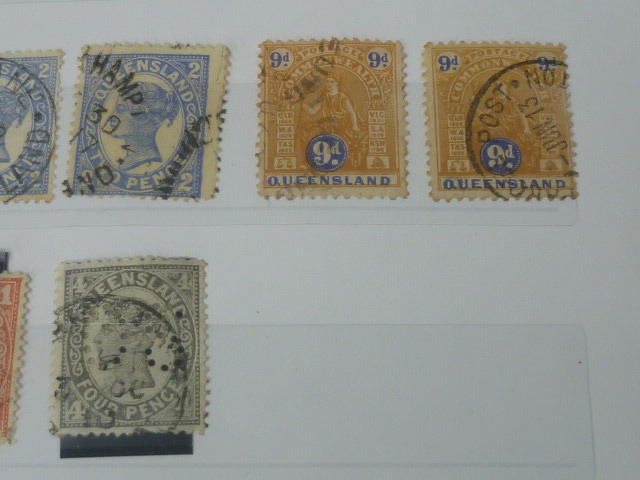 20　S 　オーストラリア切手 #24　QUEENSLAND　1898-1990年　SC#103-128の内　計45枚　使用済・未使用OH-LH　【SC評価 $385】　　_画像7