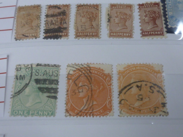 20 S Australia stamp #40 SOUTH AUSTRALIA 1868-97 year SC#62-104. inside total 43 sheets used * unused OH-LH [SC appraisal $230]